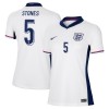 Camiseta de fútbol Inglaterra Stones 5 Primera Equipación Euro 2024 - Mujer